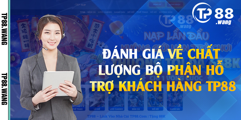 Đánh giá về chất lượng bộ phận hỗ trợ khách hàng TP88
